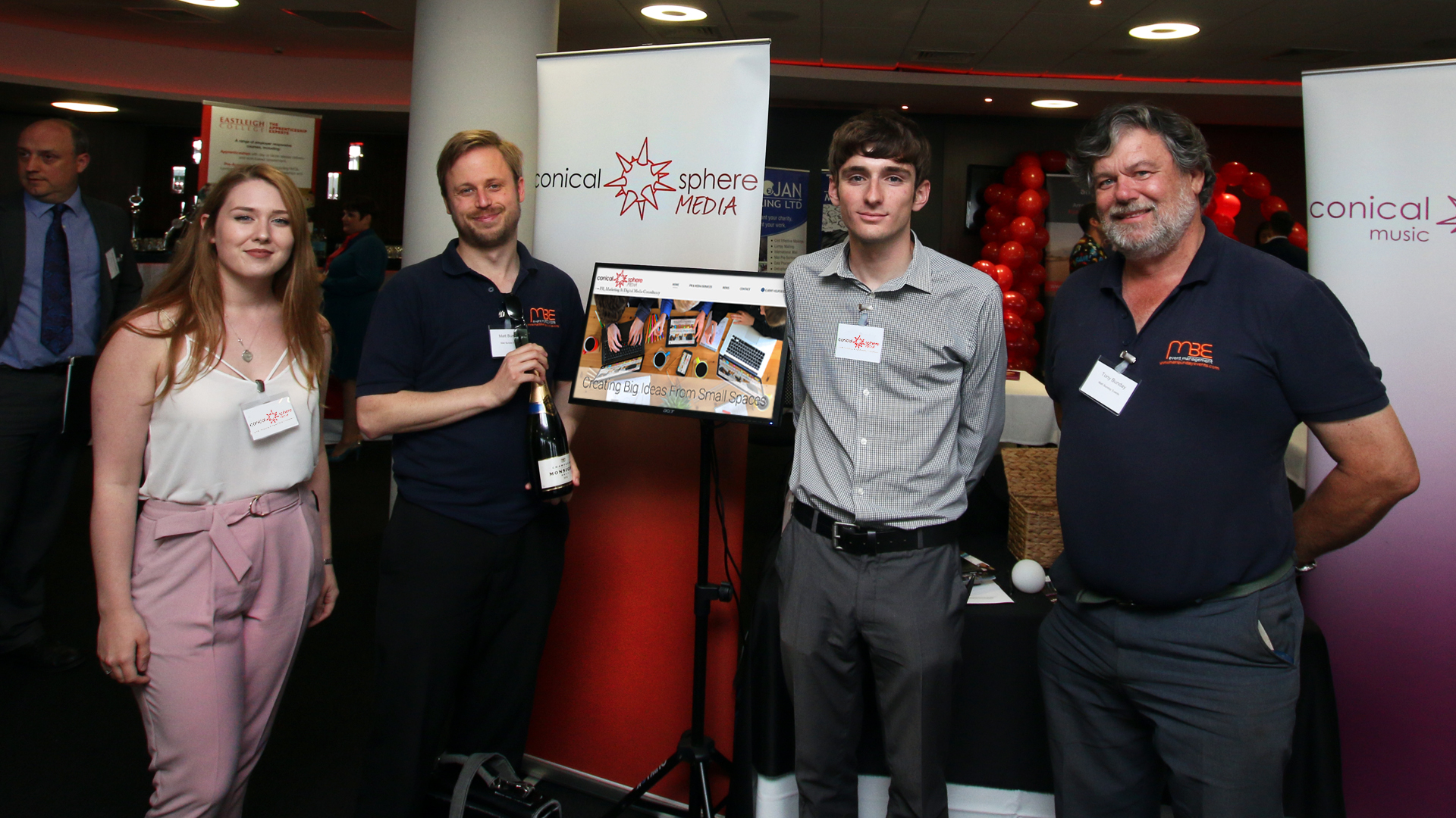 Prize draw at Hampshire Chamber of Commerce Meet The Chamber Event