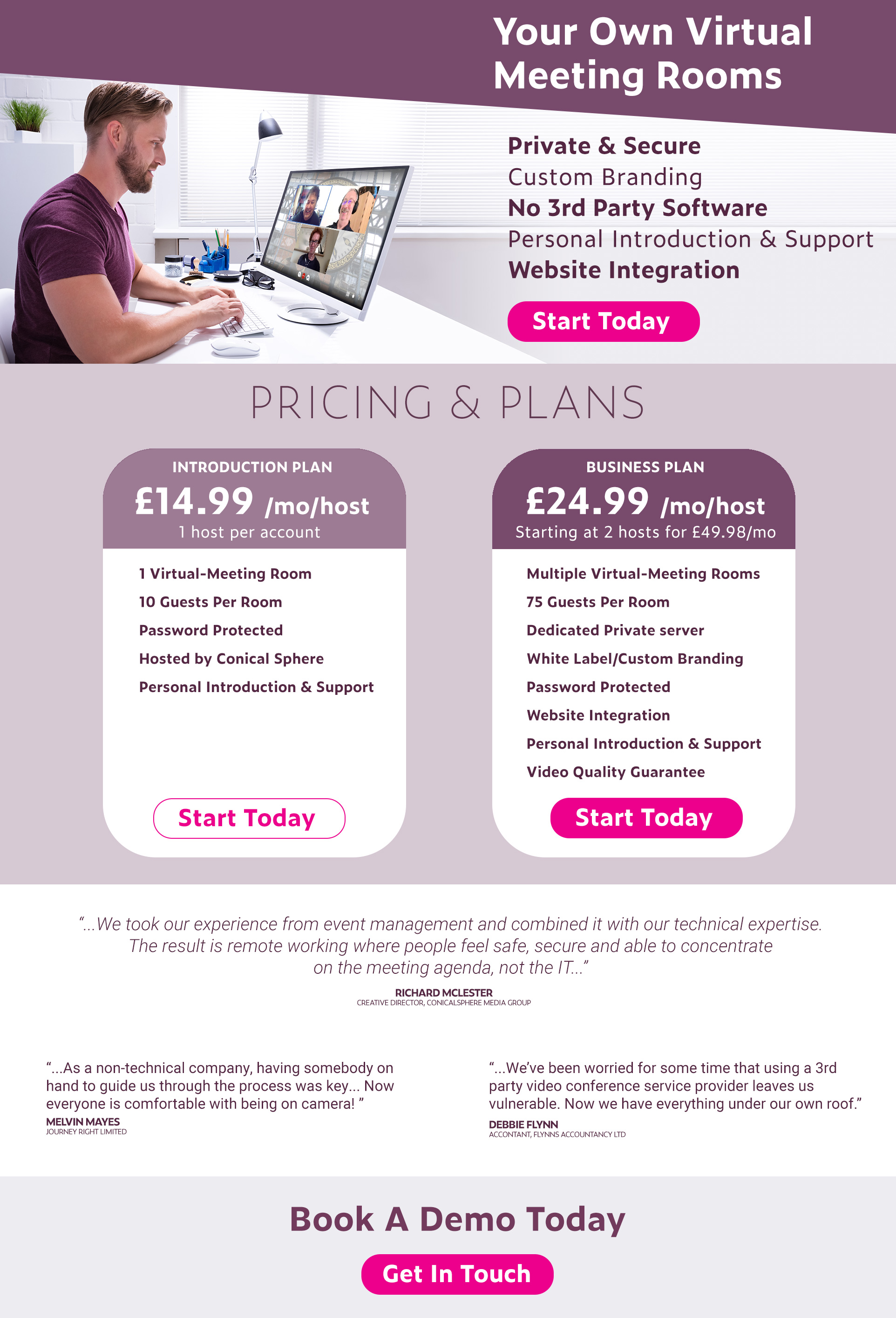 Self Hosted Video Conferencing Service