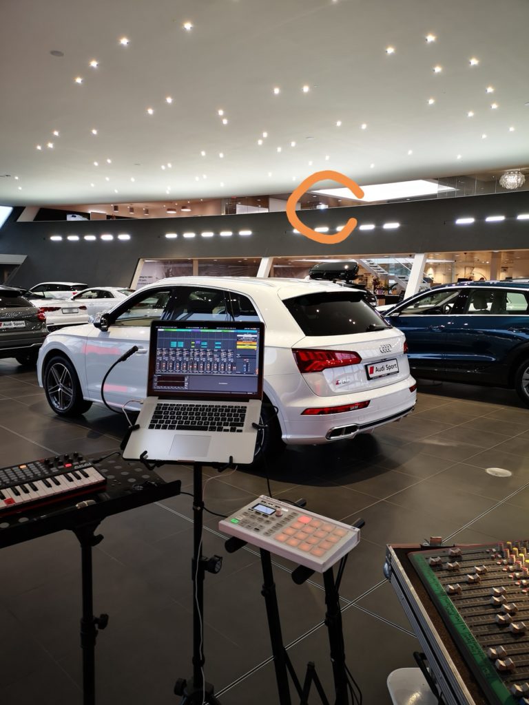 Projectors at Poole Audi