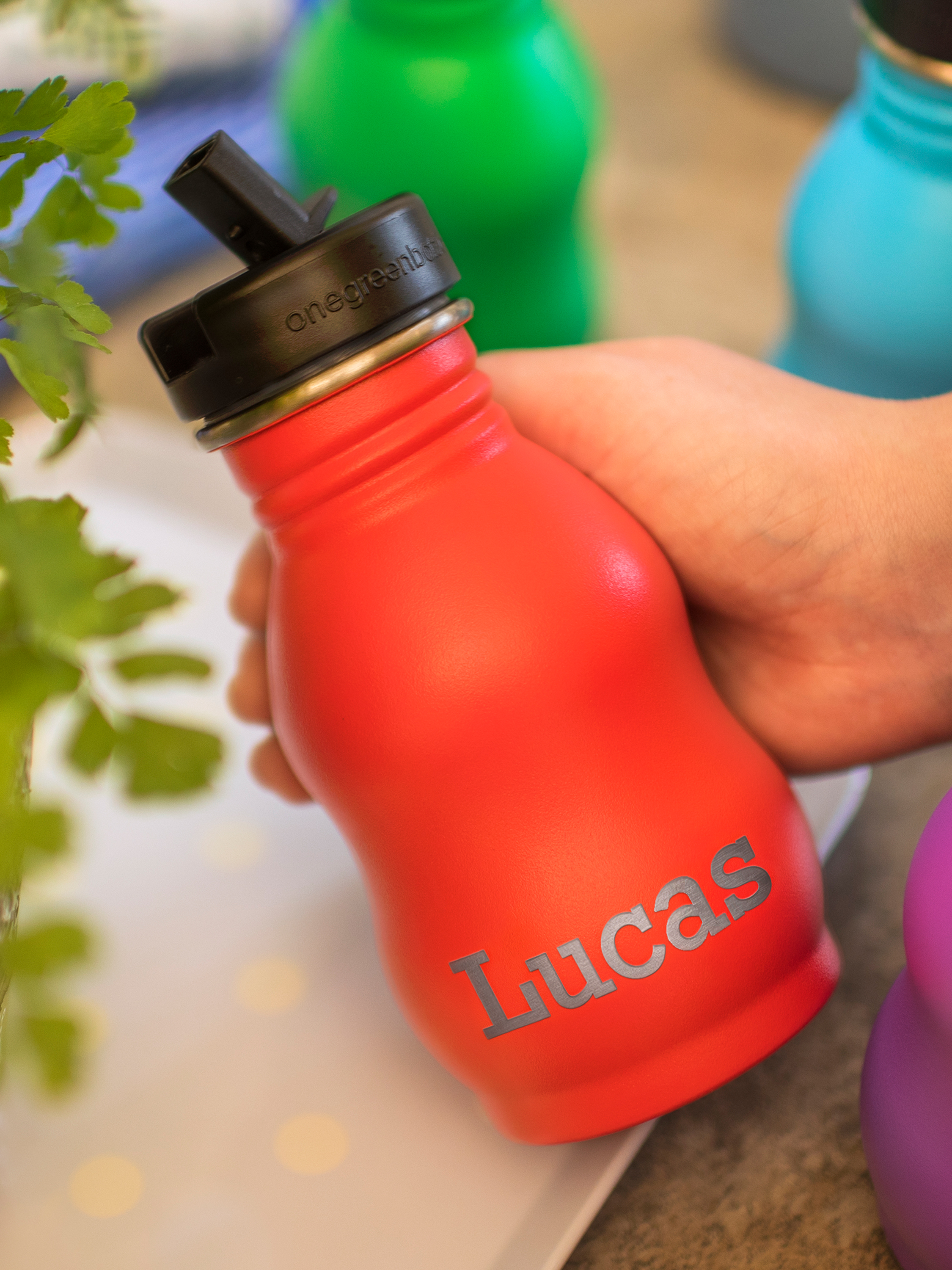 John Lewis Underground Red Curvy Canteen Product Photography